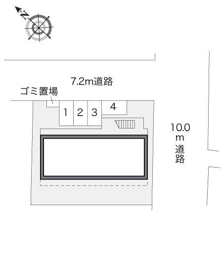 船橋南本町(18418)の駐車配置図