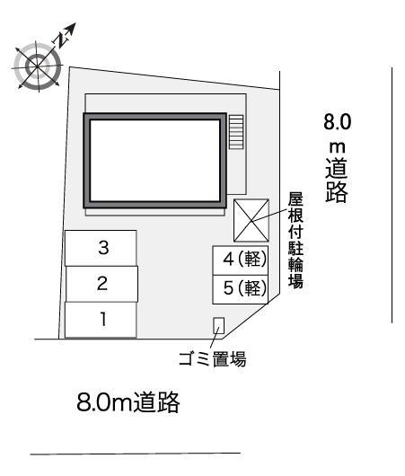 JAMⅡ(30641)の駐車配置図