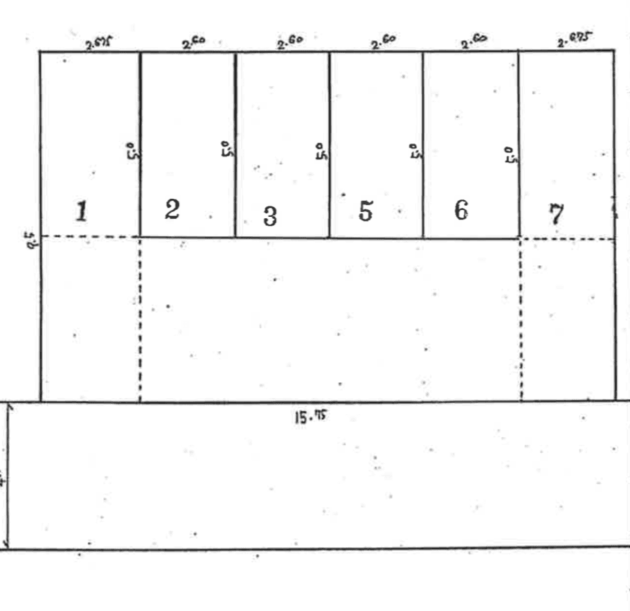 川上駐車場の駐車配置図