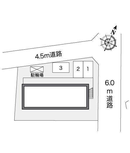 ガウディ(25060)の駐車配置図