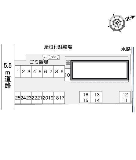 イン福知山(38291)の駐車配置図