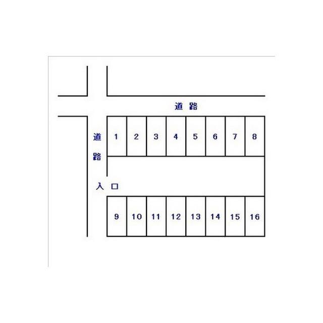 PDエムパーキングの駐車配置図