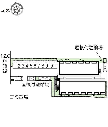 キッショー3(47227)の駐車配置図