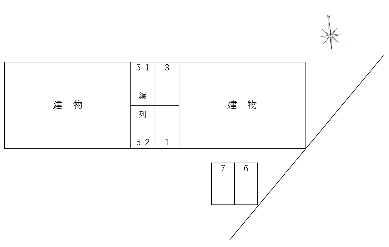 DEMEURE-TAIRAの駐車配置図
