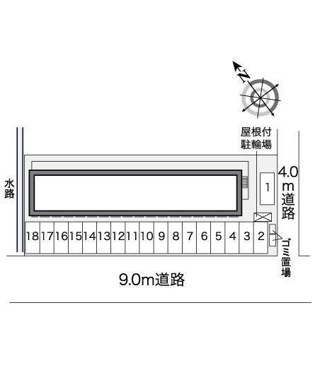 菜花(27408)の駐車配置図