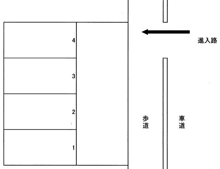 守山二丁目コモダ駐車場Ⅱの駐車配置図