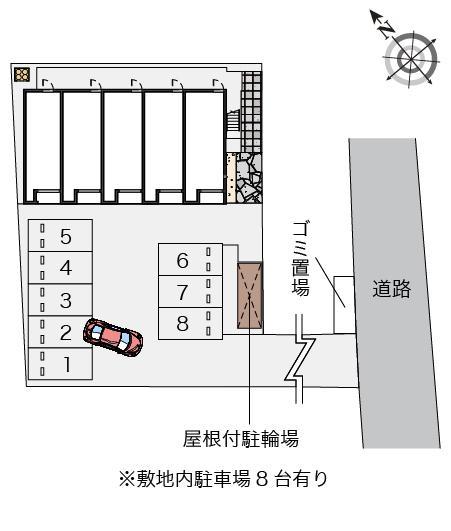 行橋Ⅱ(55239)の駐車配置図
