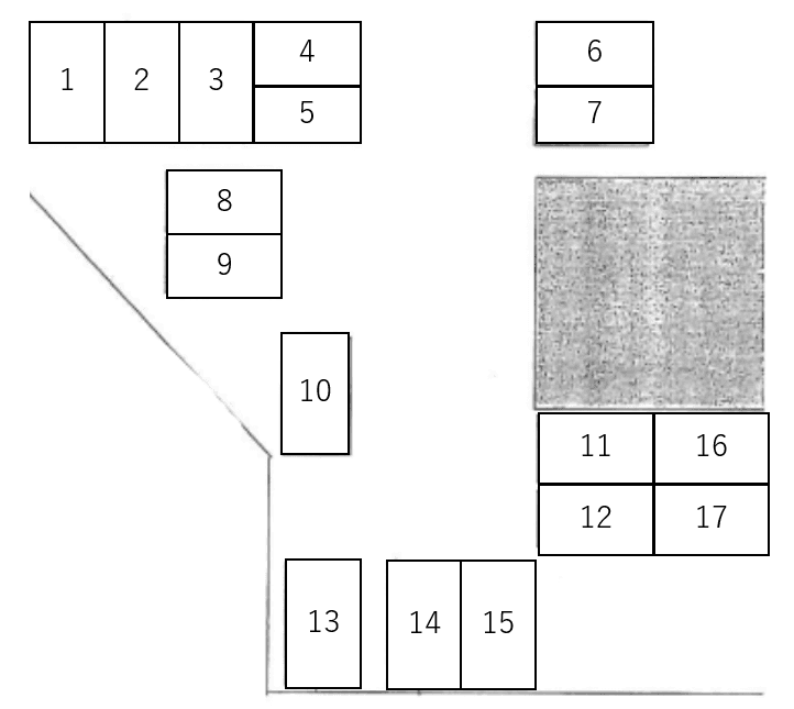 オイコス・ケイの駐車配置図