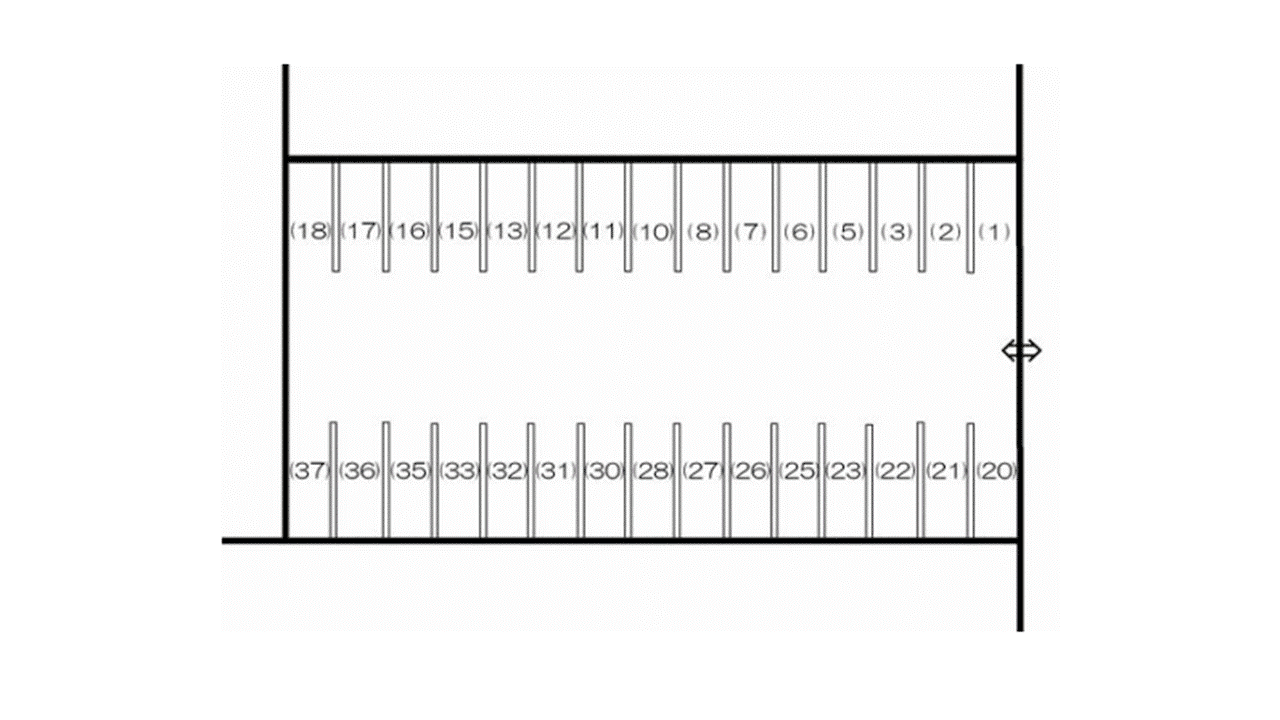 ファーストパーキング(広岡)の駐車配置図