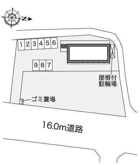 エスエイチⅡ(36394)の駐車配置図