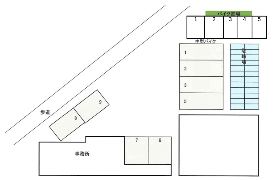 ウィンドヒル守口の駐車配置図