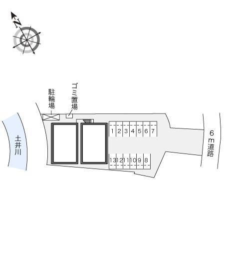 raduno雲宮(21159)の駐車配置図