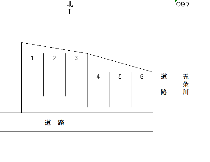 岩倉-97の駐車配置図