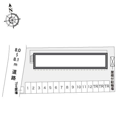 ウィステリア(18219)の駐車配置図