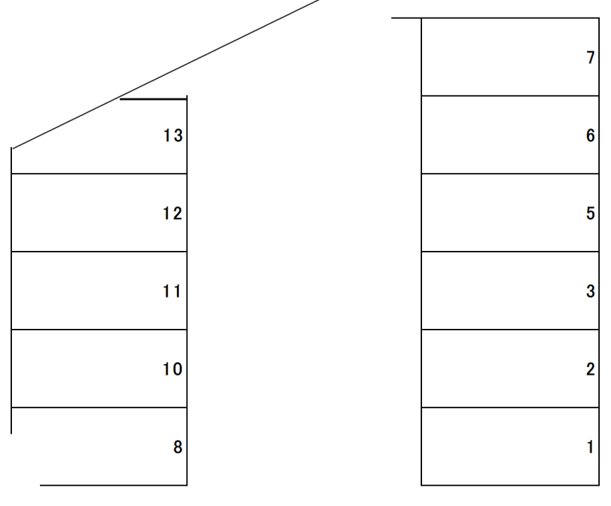 000054の駐車配置図