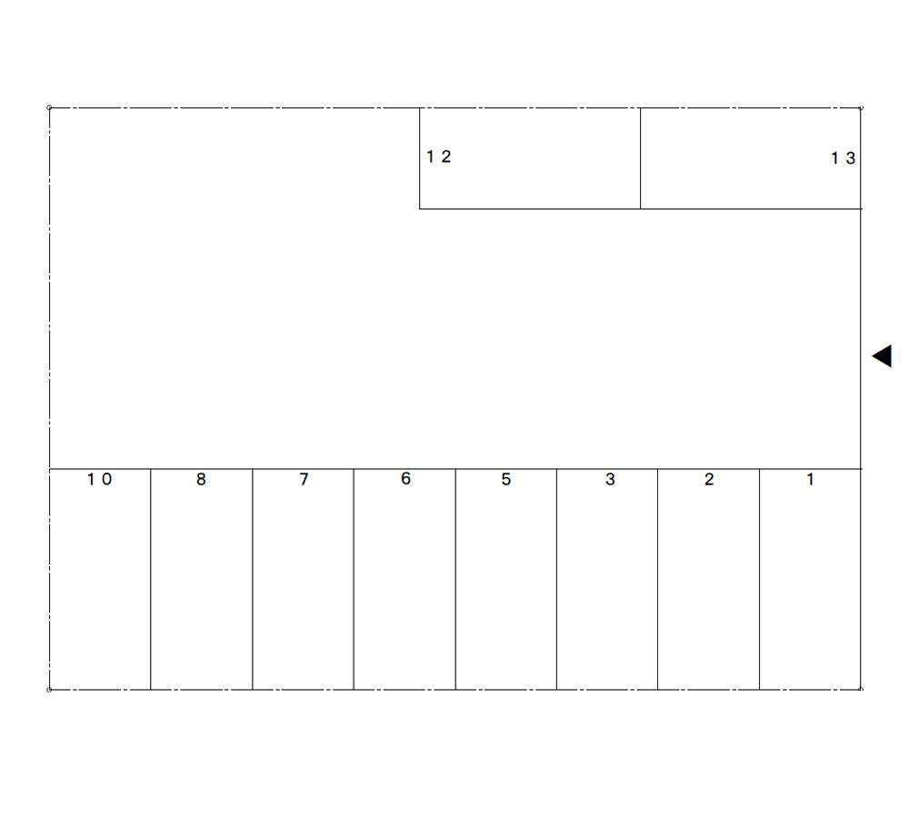 土清水コスモス駐車場の駐車配置図