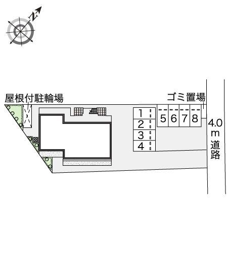 HK寿町(44680)の駐車配置図