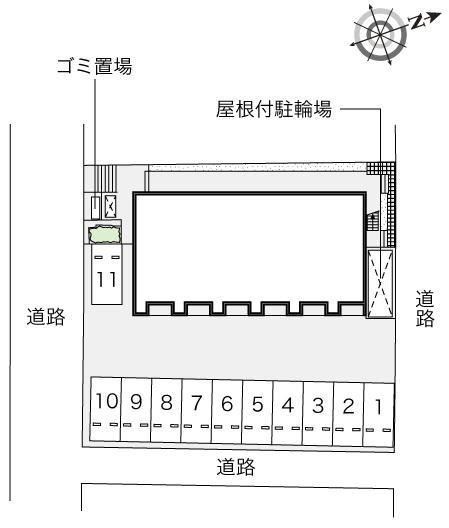飛鳥Ⅱ(54246)の駐車配置図
