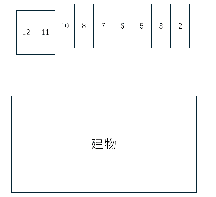 ルピナスⅡの駐車配置図