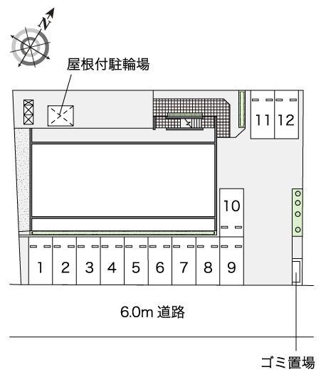 プランドール真嘉比(52061)の駐車配置図