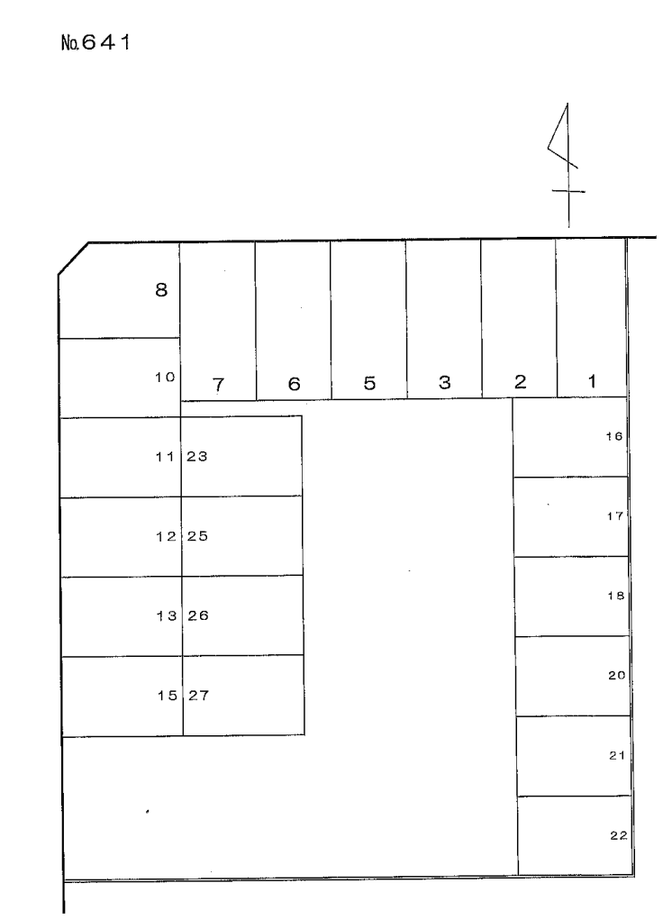 641の駐車配置図