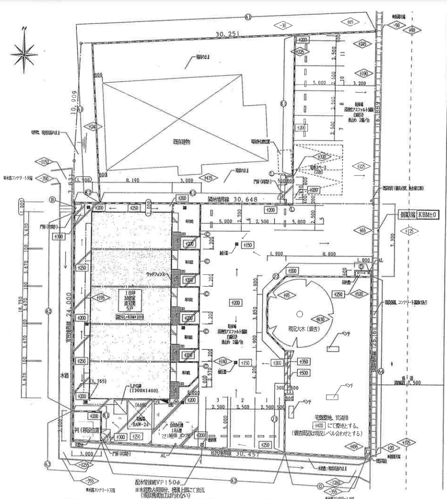 grand parkの駐車配置図