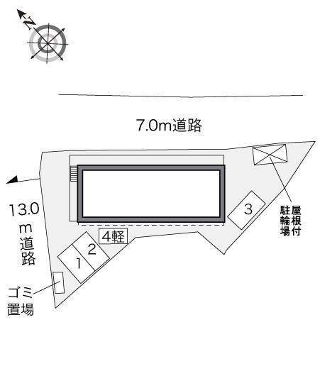 NANTSUKA(28671)の駐車配置図