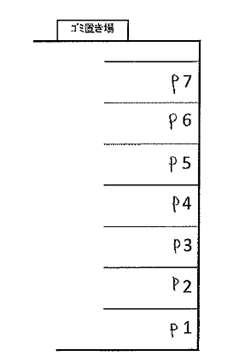 ij-5P駐車場の駐車配置図