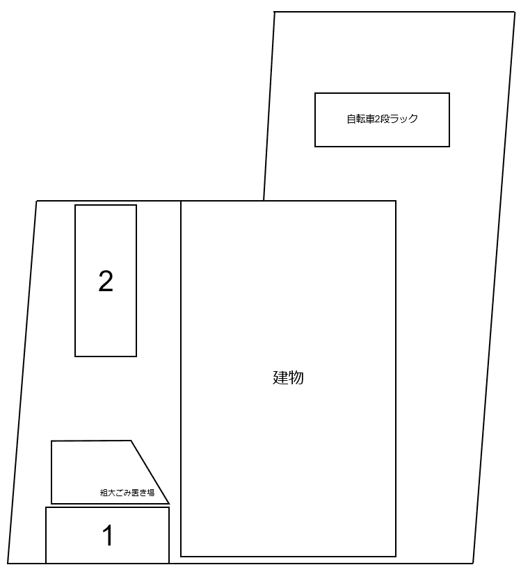 レガリス品川天王洲ベイサイドコートの駐車配置図
