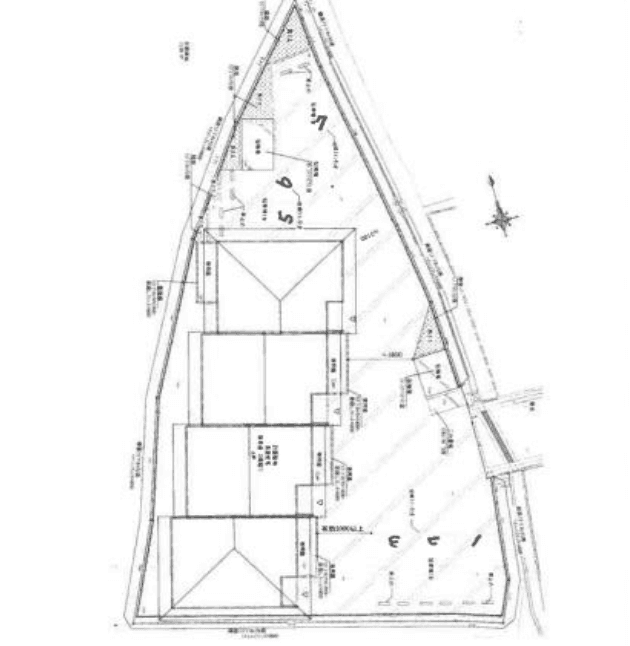 ヴィラ フェリーチェの駐車配置図