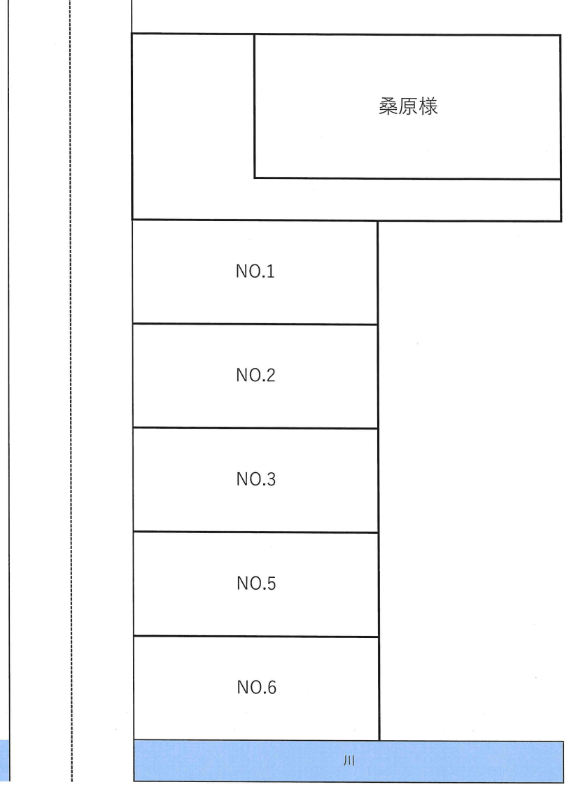高橋駐車場の駐車配置図