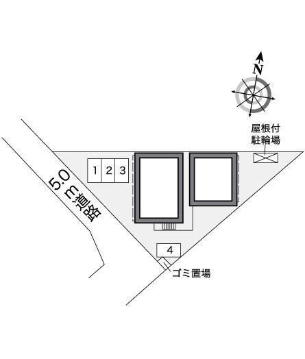 レグルス津久野(25361)の駐車配置図