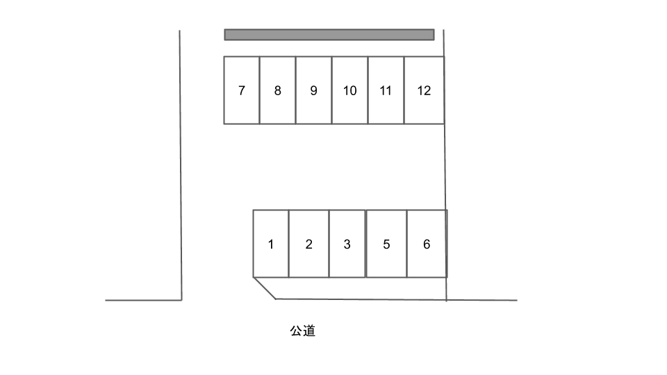 日ノ出20駐車場の駐車配置図