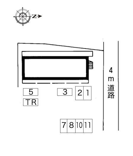 T・H(8983) 敷地外駐車場の駐車配置図