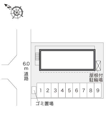 サニーハイツ(24456)の駐車配置図