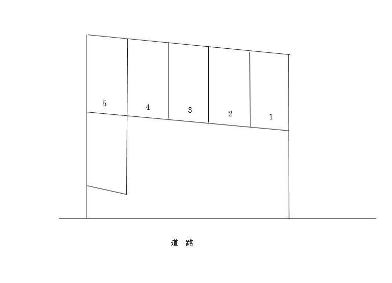 和田3丁目駐車場の駐車配置図