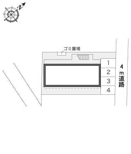 微笑(16870)の駐車配置図