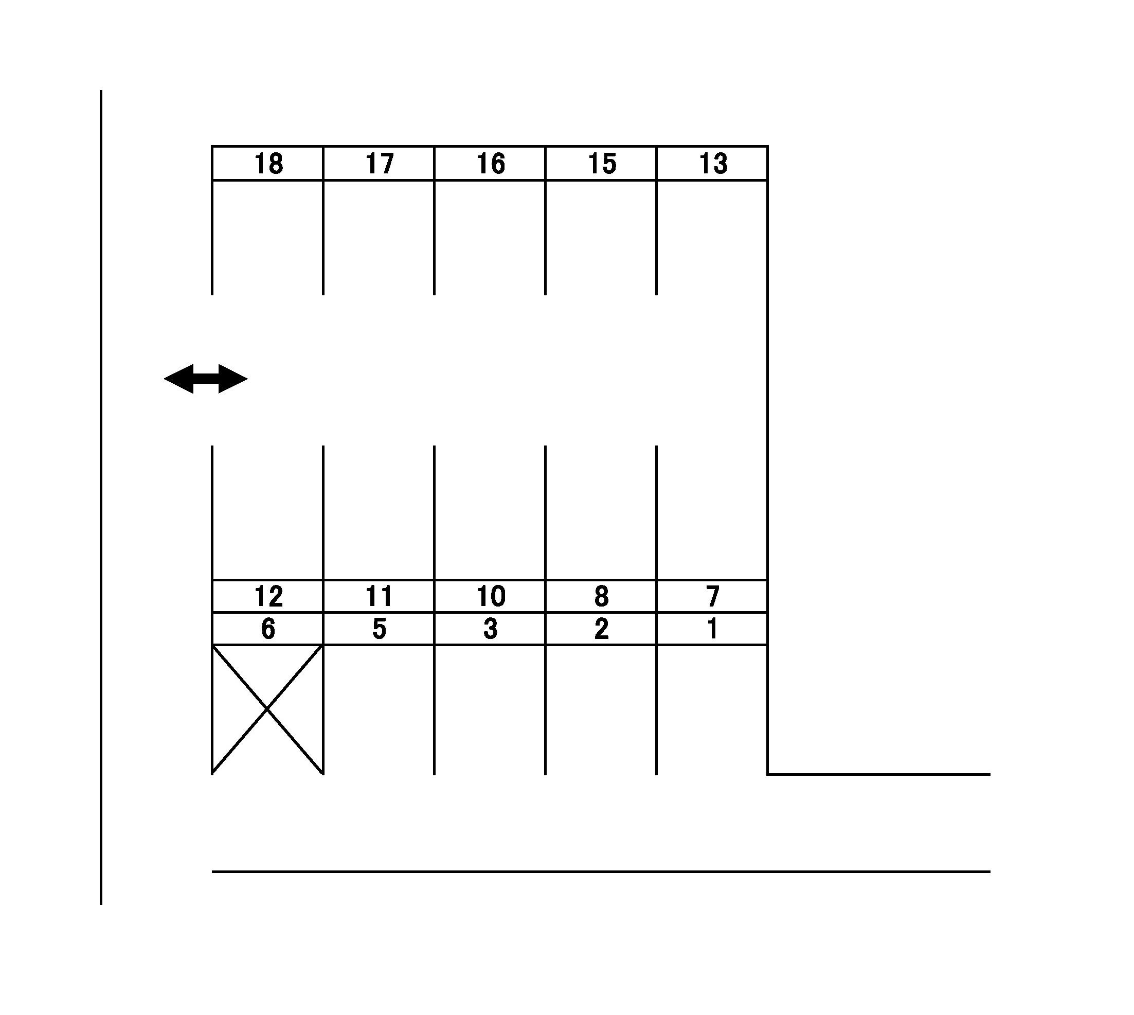 J-154の駐車配置図