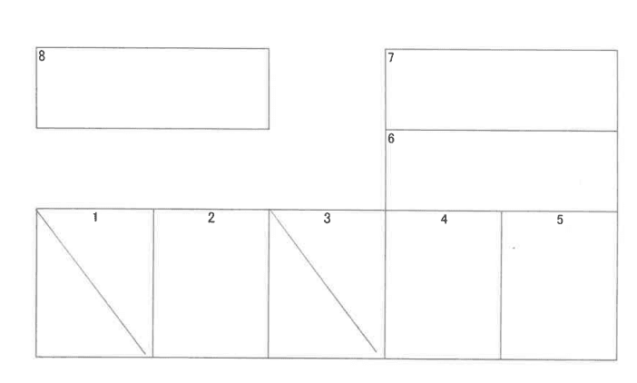 須賀第3駐車場の駐車配置図
