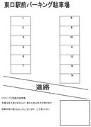 東口駅前パーキングの駐車場