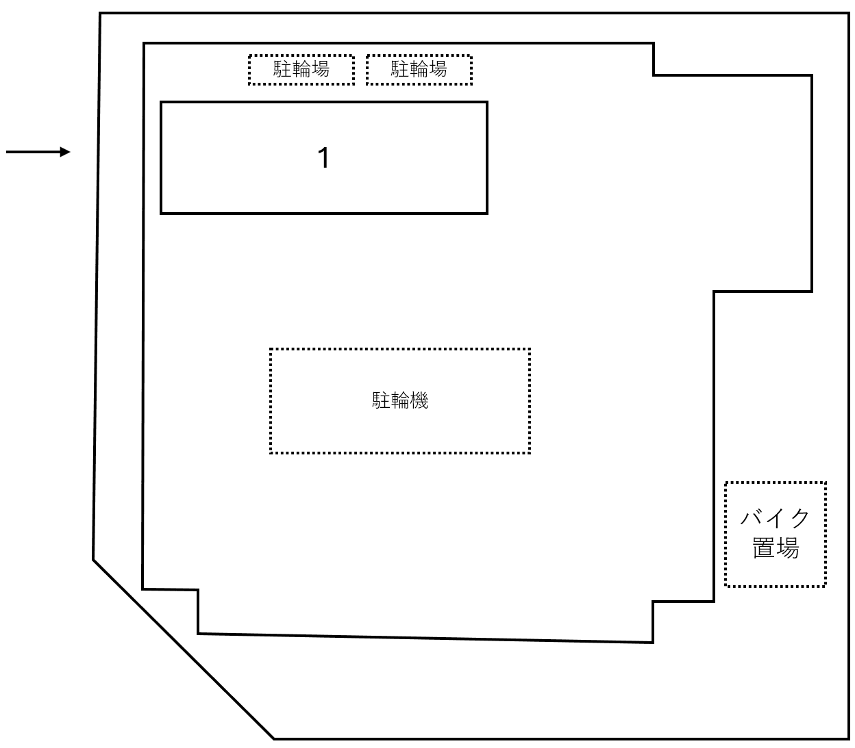 レガリス品川南大井Ⅲの駐車配置図