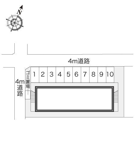 ワールド稔台(13265)の駐車配置図