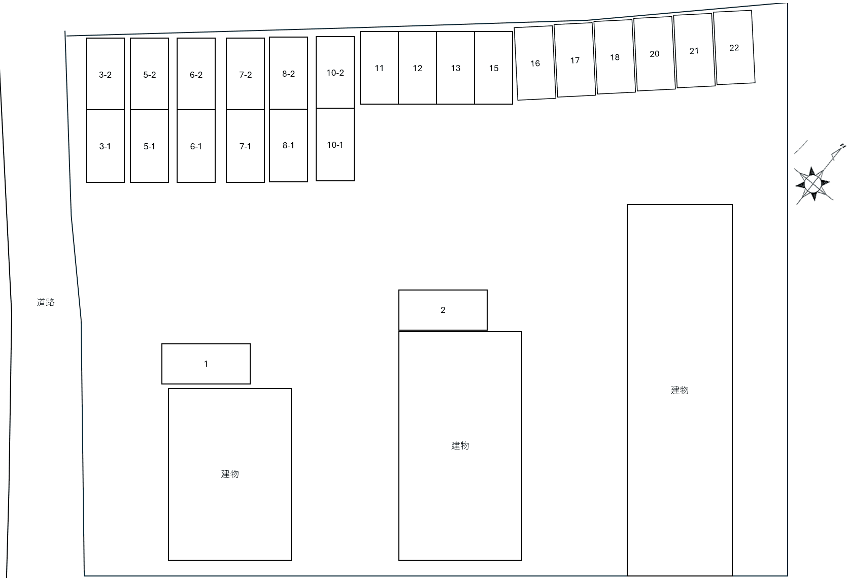 SHARMANT DEMEURE Aの駐車配置図