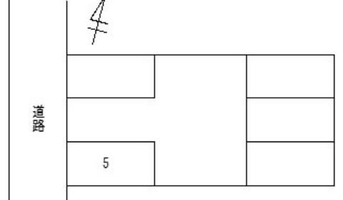 FK学戸No.4駐車場の駐車配置図
