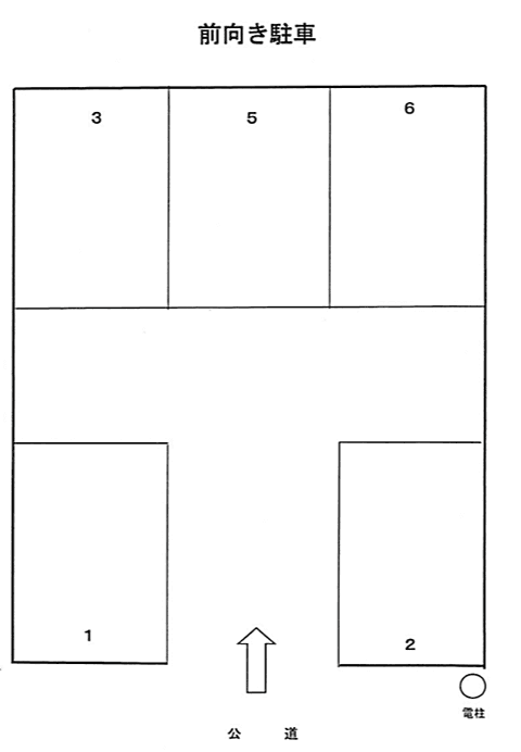 113の駐車配置図