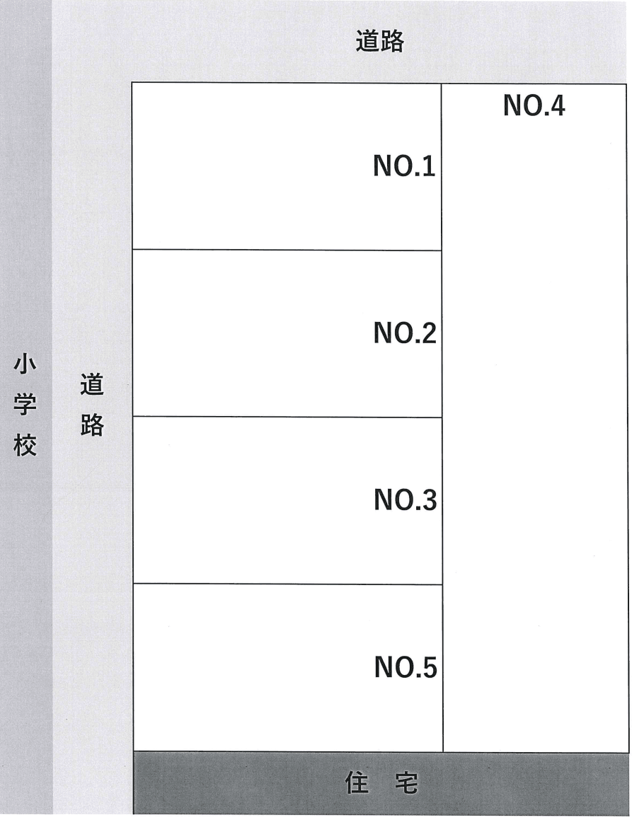 浜田町川本パーキングの駐車配置図
