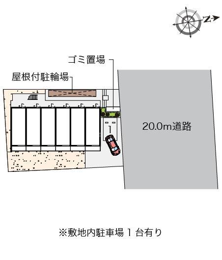 クレイノカーサフェリチタ(56313)の駐車配置図