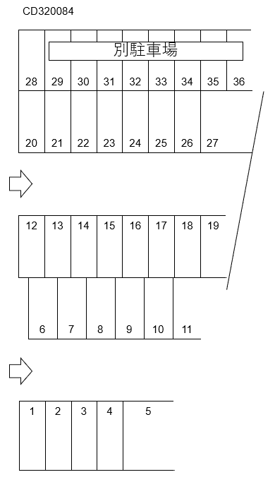 320084の駐車配置図