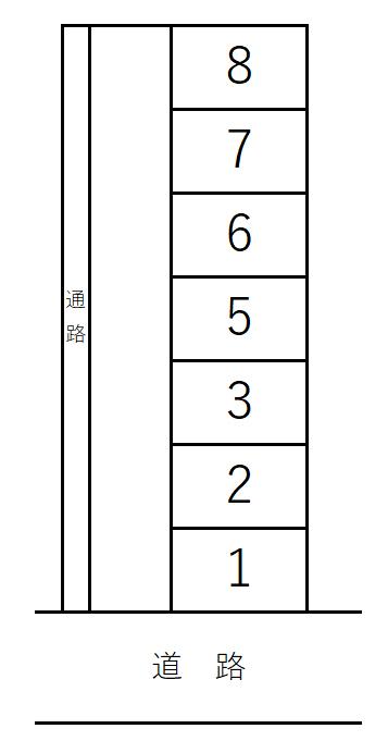 (35) 林駐車場の駐車配置図