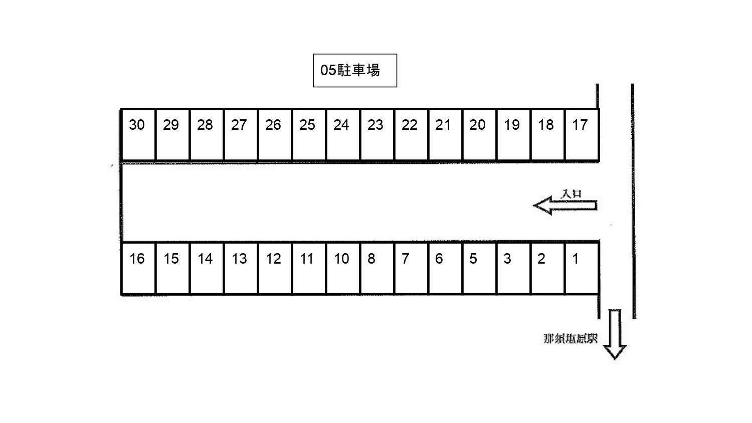 05駐車場の駐車配置図